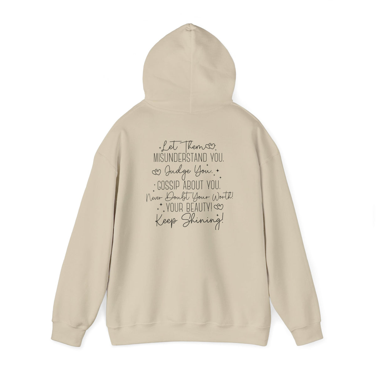 'Let Them' Unisex Hooded Sweatshirt