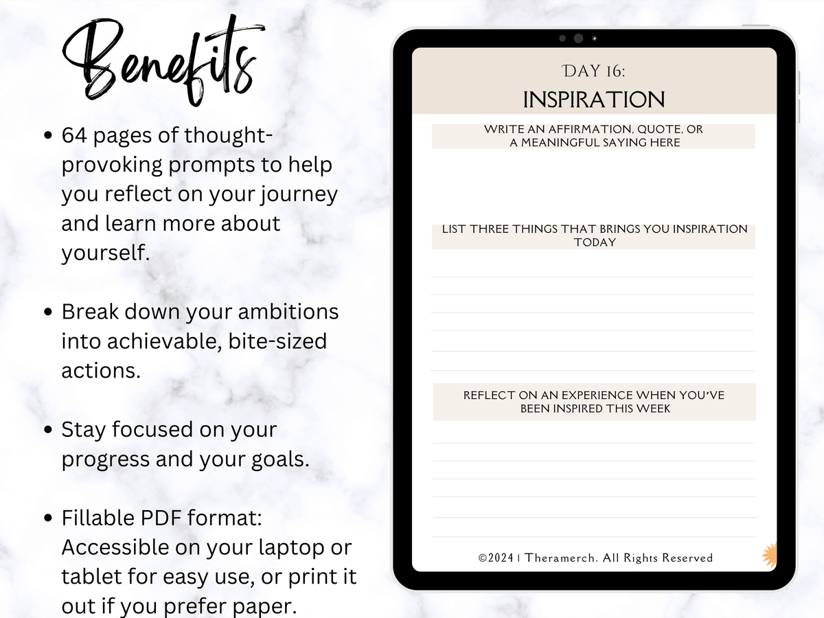 30-Day Self-Awareness Journal (Digital)