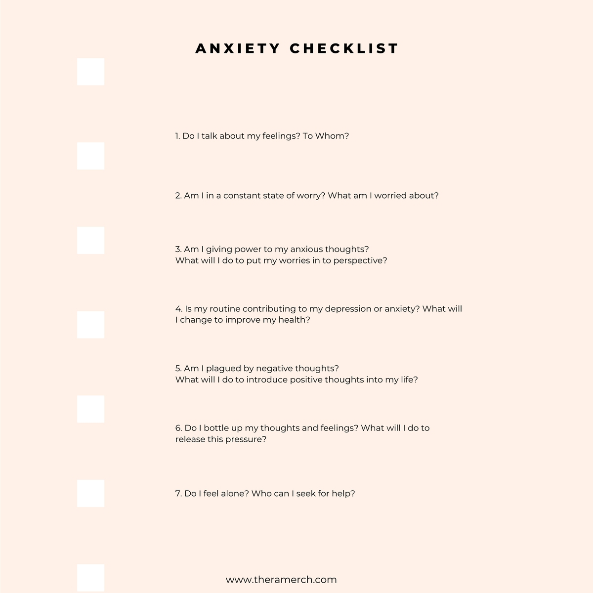 Anxiety Wellness Planner - TheraMerch