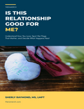 Is This Relationship Good for Me? book cover showing a heart pillow that says Hug Me, by Theramerch