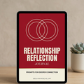 Relationship Reflection digital guide PDF cover — insight for every relationship stage, Theramerch