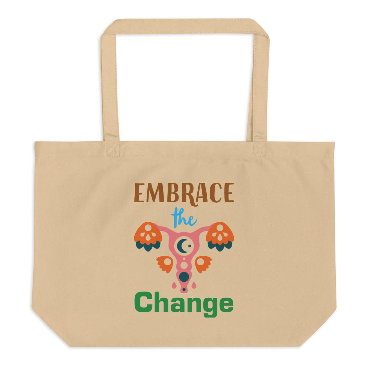 Spacious Organic Cotton Tote Bag - TheraMerch