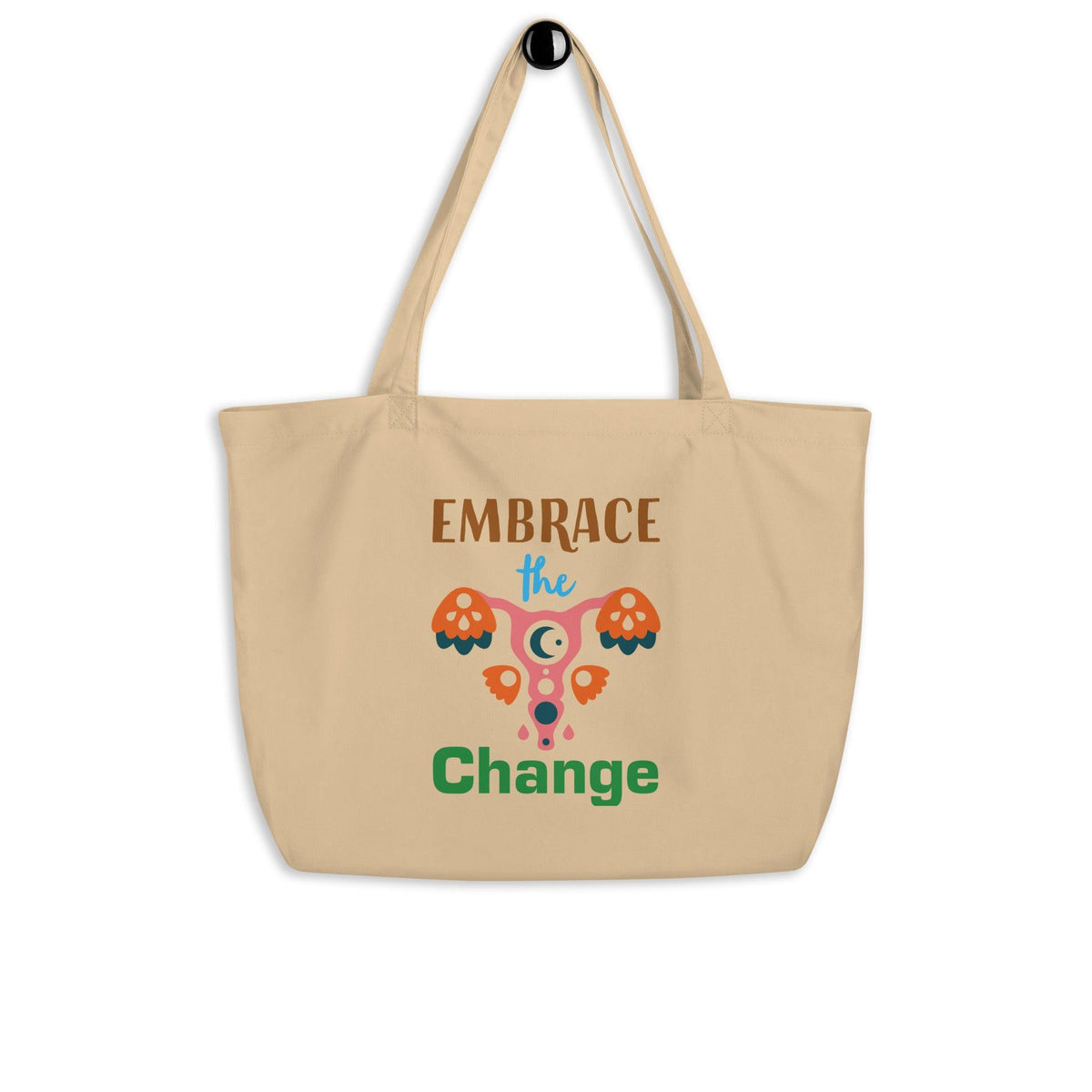 Spacious Organic Cotton Tote Bag - TheraMerch