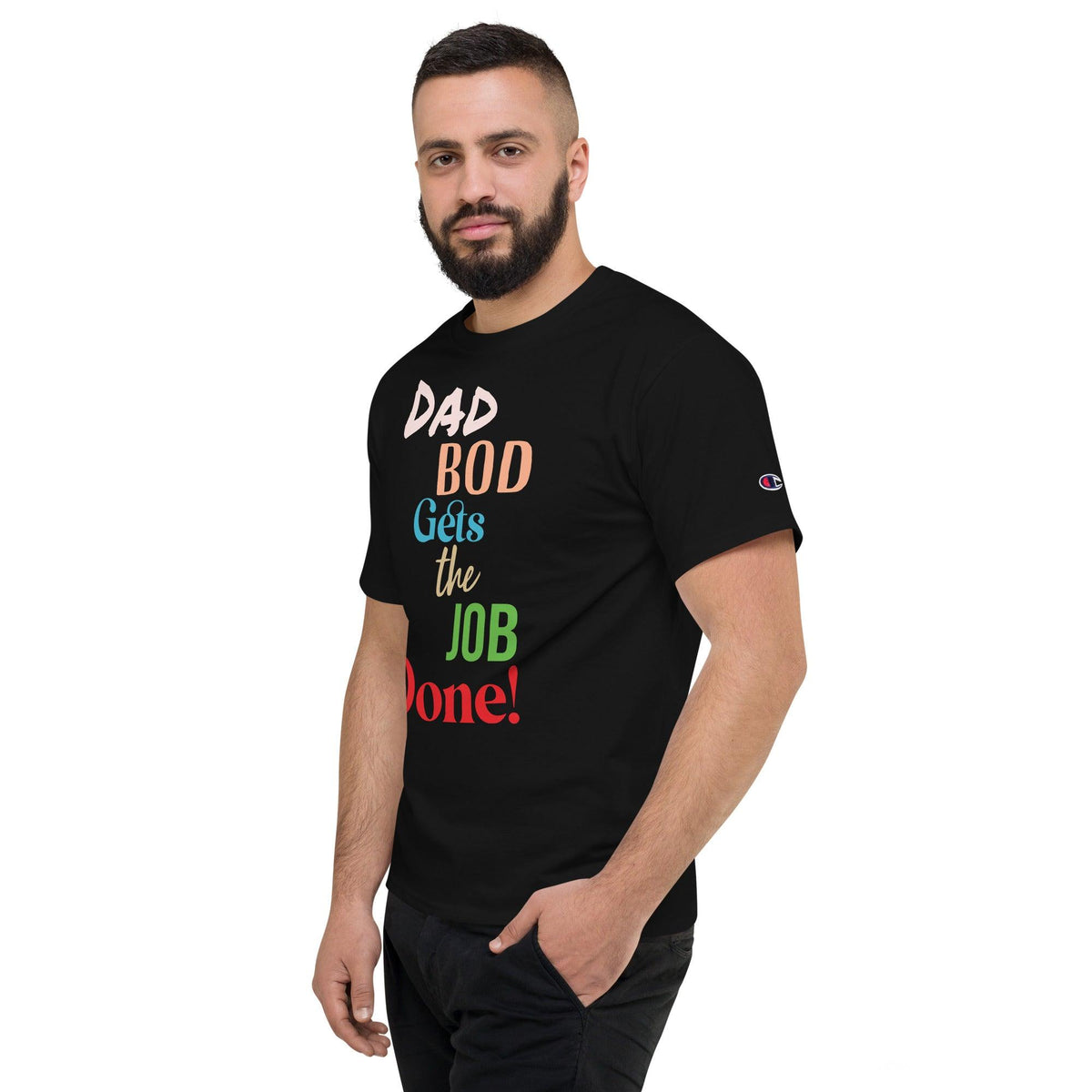 Champion Dad Bod Premium Tee: Celebrate Every Dad! - TheraMerch